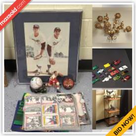 MaxSold Auction: This online auction features vintage posters, wall art, hot wheels, playboy magazines, sports memorabilia, Asian dolls and much more!